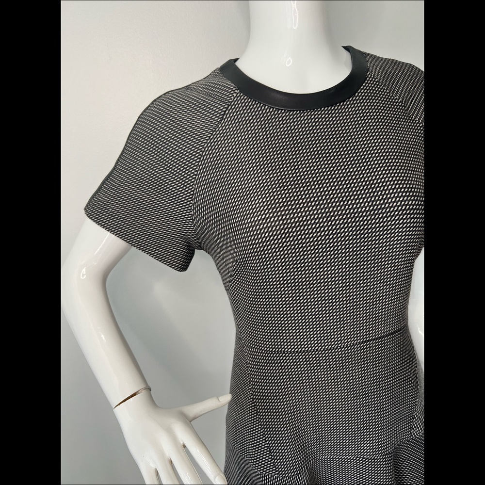 Rag & Bone Watson Flared Micro Houndstooth Dress - image 6